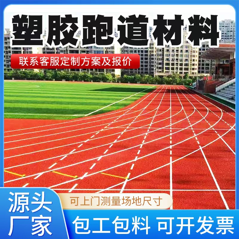 儋州市塑胶跑道材料混合型塑胶跑道 - 厂家